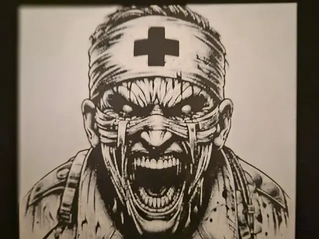 HueForge model: zombie patient hueforge by Buntsta