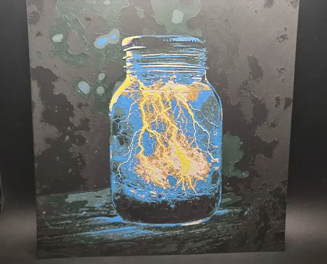 HueForge model: Lightning in a bottle Hueforge by the_bearded_jedi