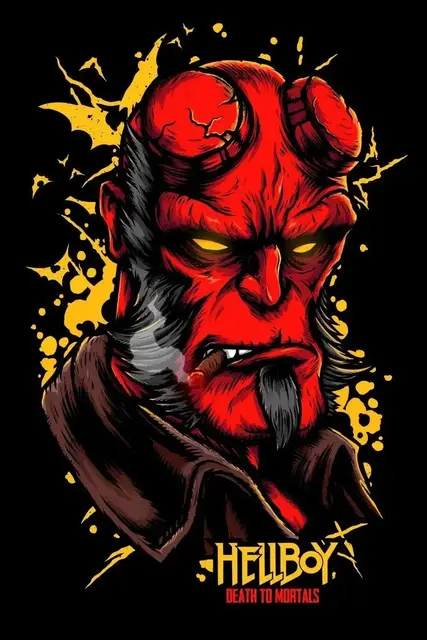 HueForge model: Hellboy hueforge by leshowpatate