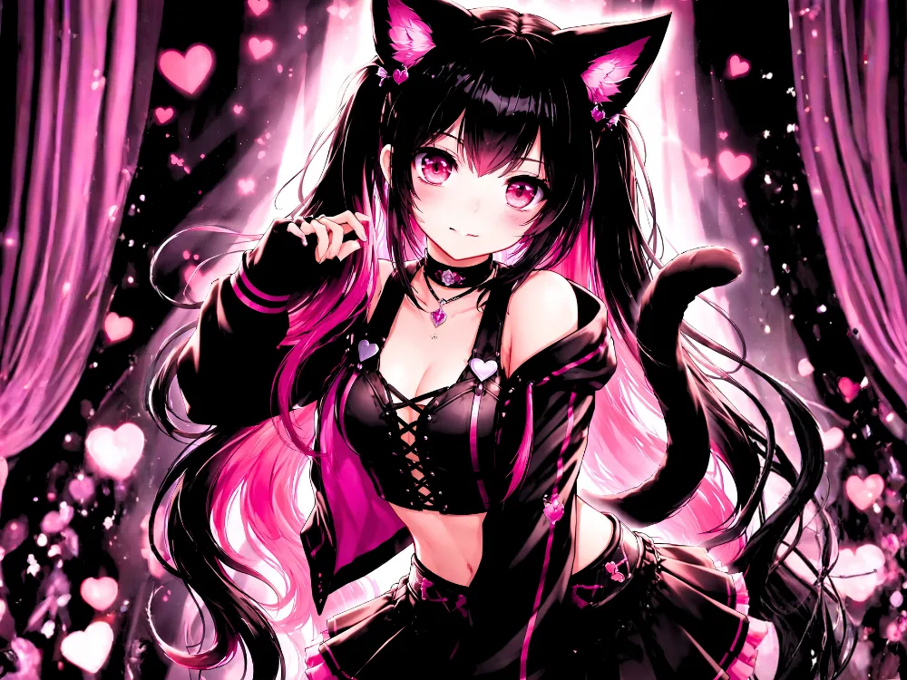Cat Girl by Krave HueForge model: Cat Girl by Krave