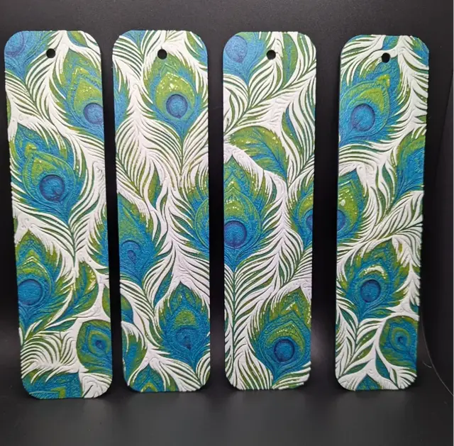 HueForge model: Peacock Feathers Bookmarks by the_bearded_jedi