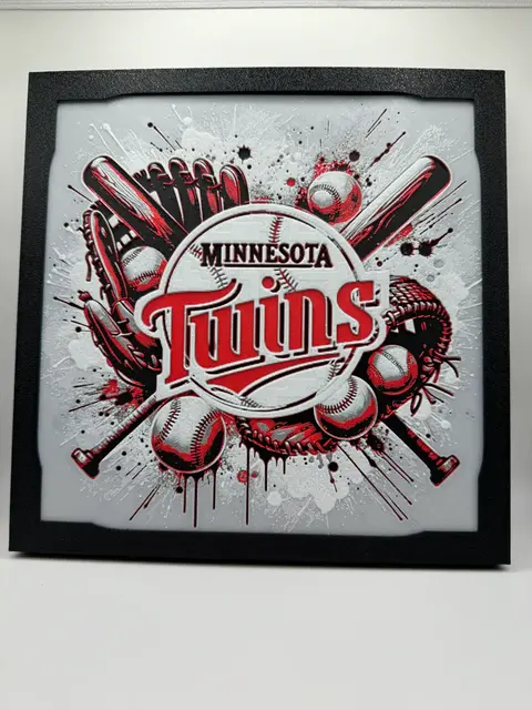 HueForge model: Minnesota Twins - MLB Hueforge by Canadian Gamer
