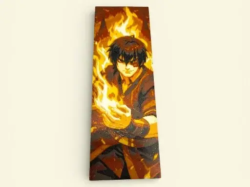 HueForge model: Avatar Zuko 50mm x 150mm Bookmark by MythicHue's