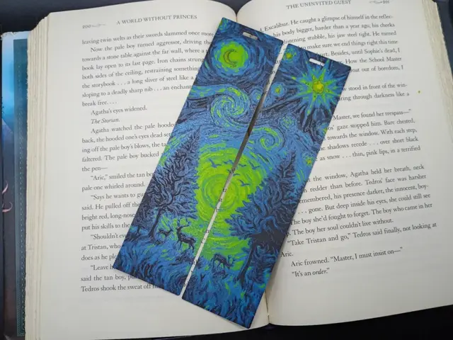 HueForge model: Starry Forest Bookmark Set by 3djd