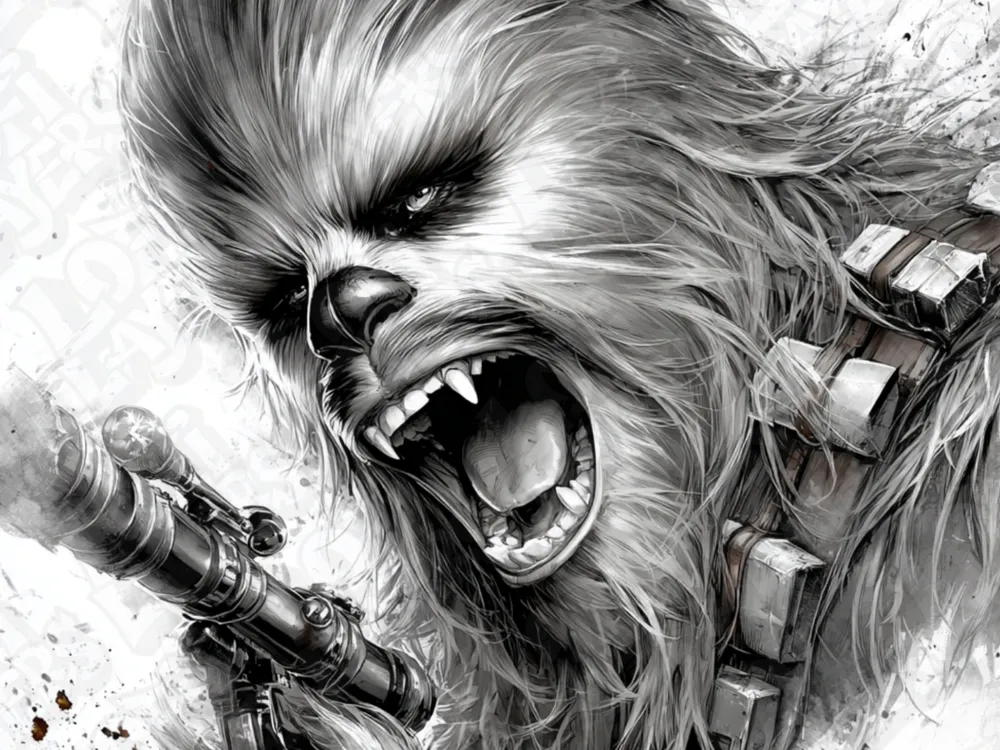 Chewbacca Hueforge by LoFi Layers HueForge model: Chewbacca Hueforge by LoFi Layers