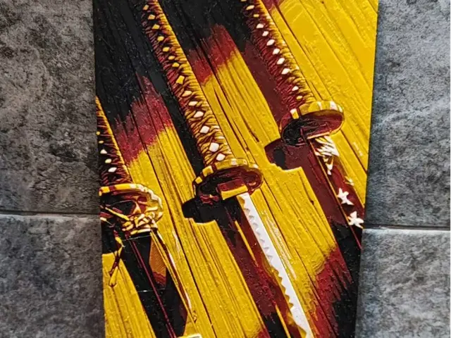 HueForge model: Sunset Katana by Garuda3D