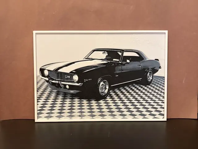 HueForge model: 1969 Chevy Camaro Hueforge by Estiv