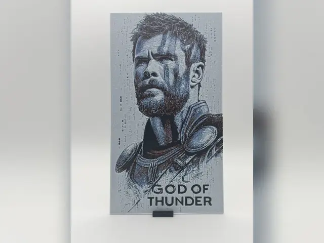 Thor God of Thunder HueForge Print