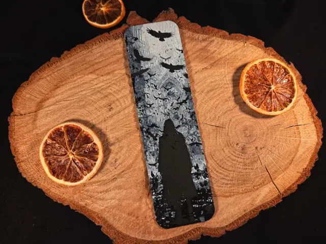 HueForge model: Shadow of the Raven bookmark by EternalDesigns3D
