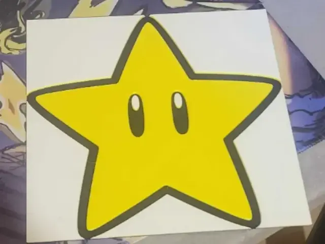 HueForge model: Mario Super Star by Poly3D