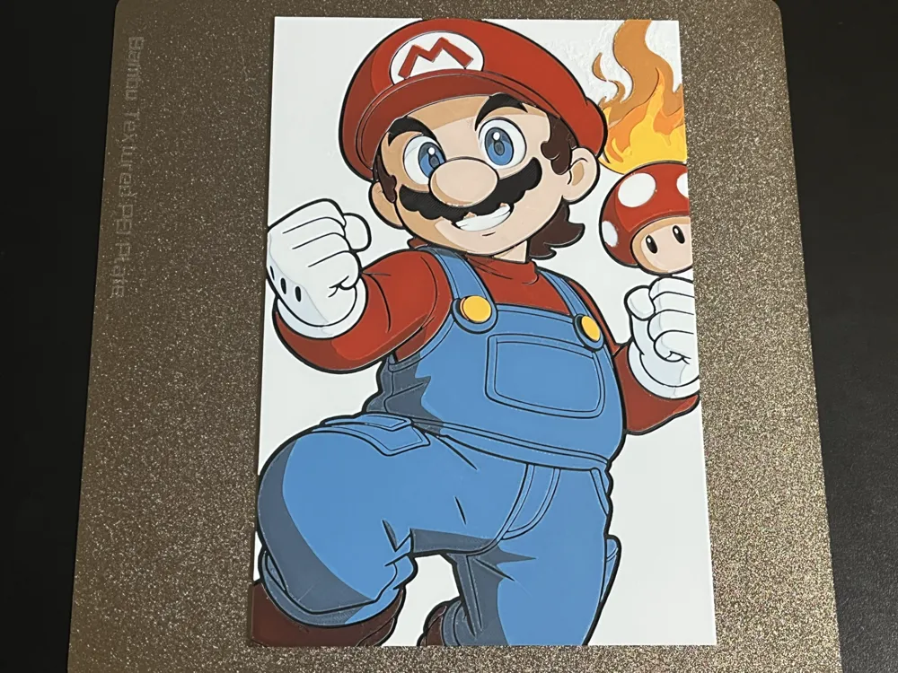 Super Mario 02 Hueforge by FantasyZ HueForge model: Super Mario 02 Hueforge by FantasyZ