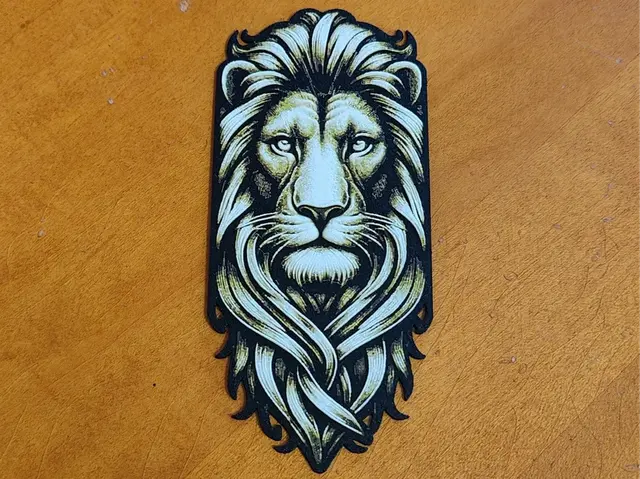 HueForge model: Lion Bookmark - Hueforge by Sarge