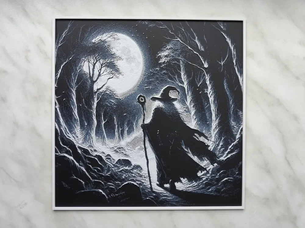 Druid in Woods - Hueforge by BeaN HueForge model: Druid in Woods - Hueforge by BeaN