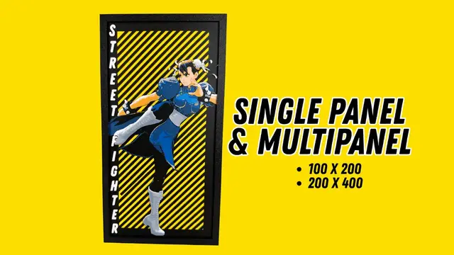 HueForge model: Chun Li - Street Fighter Hueforge by Canadian Gamer