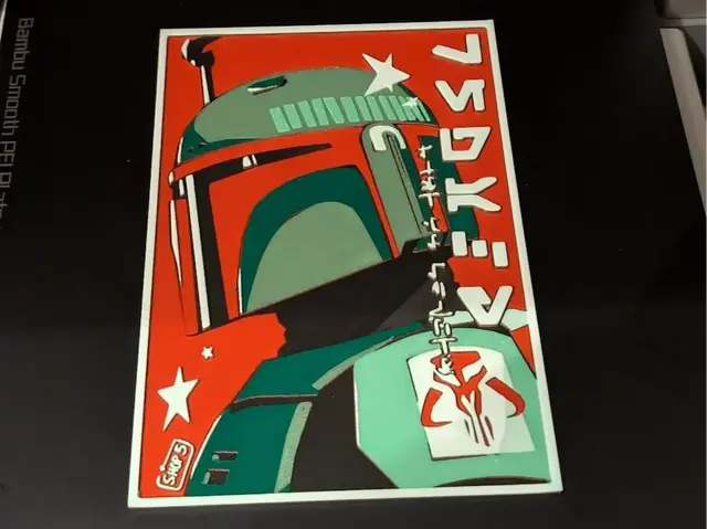 HueForge model: Boba Fett Hueforge by S0und_Lab