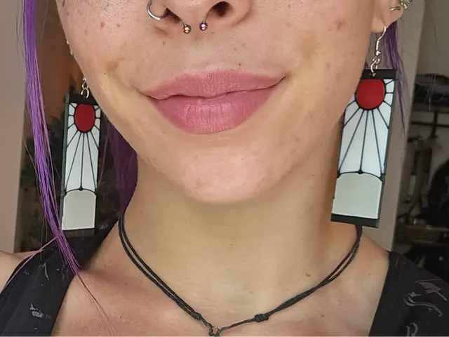 HueForge model: Demon Slayer Tanjiro - Earrings by C3D
