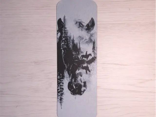 HueForge model: Horse Landscape Bookmark by Atrus Design