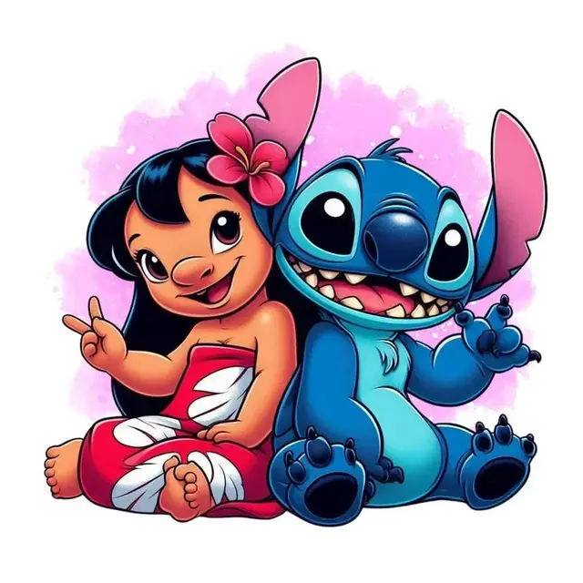 HueForge model: Lilo et Stitch hueforge by leshowpatate