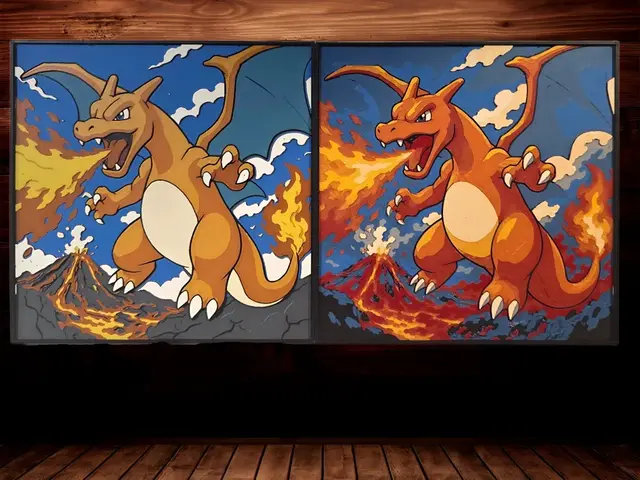 HueForge model: Normal and Acrylic Charizard (2 Print Profiles) by Side Quest Hues