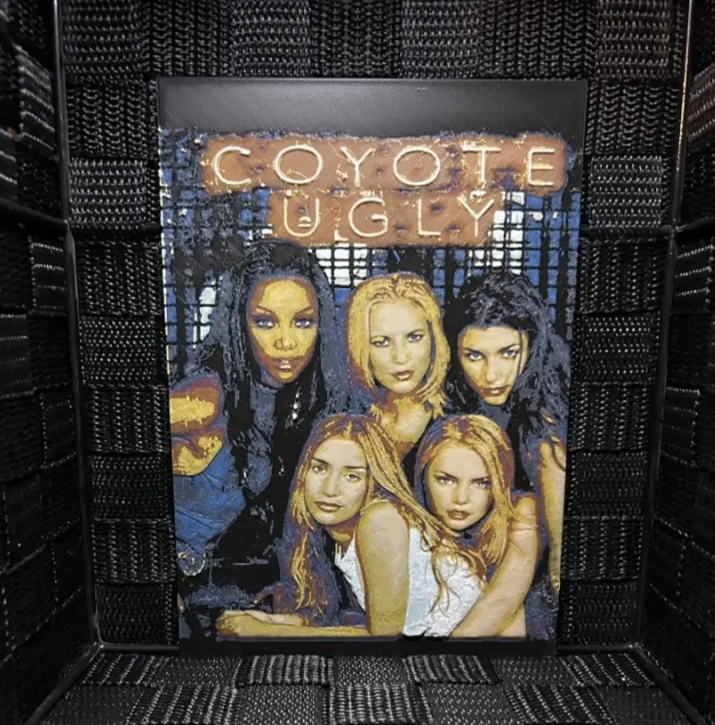Hueforge Movie Poster - Coyote Ugly - by JoDau HueForge model: Hueforge Movie Poster - Coyote Ugly - by JoDau