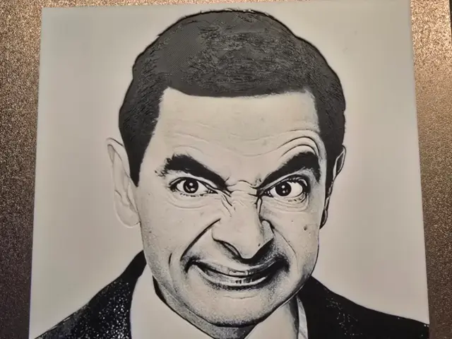 HueForge model: Rowan Atkinson - Mr Bean Hueforge by 3D-Mentiel