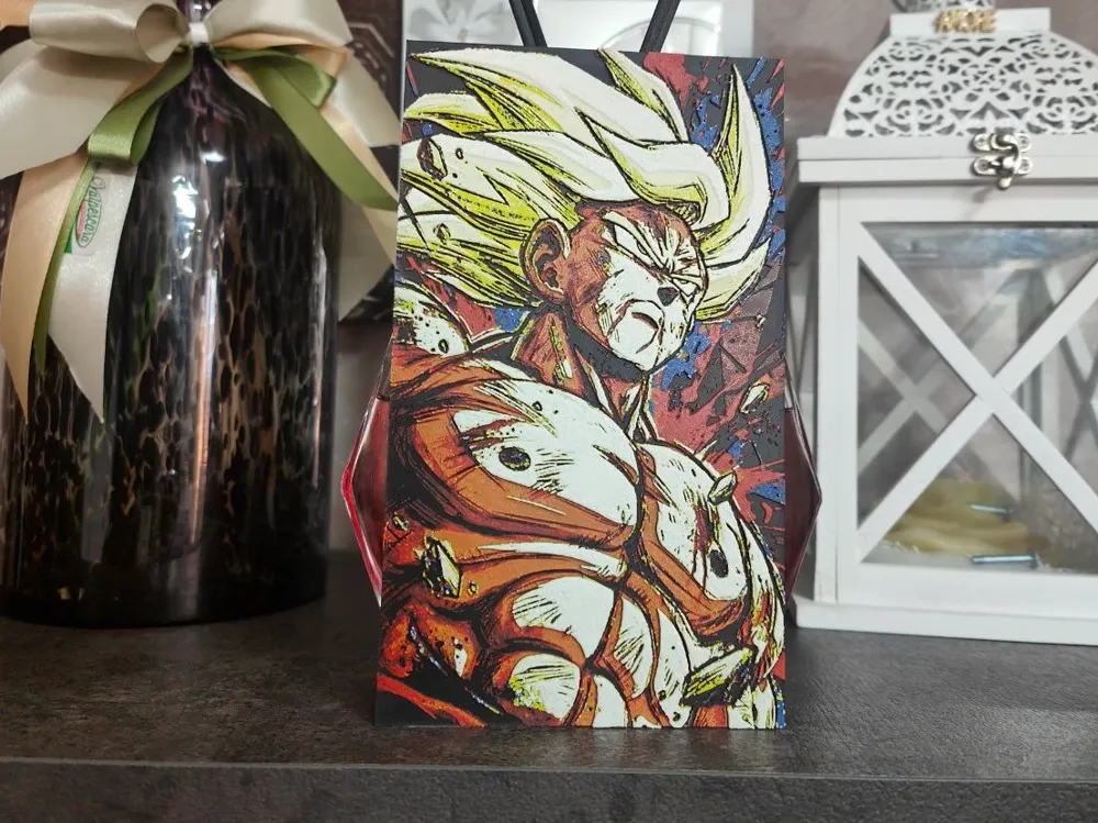 Goku Super Saiyan Art Hueforge by S1M0N389 HueForge model: Goku Super Saiyan Art Hueforge by S1M0N389
