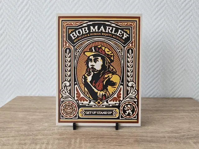 HueForge model: Bob Marley Obey street art Hueforge by Kactus Fpv