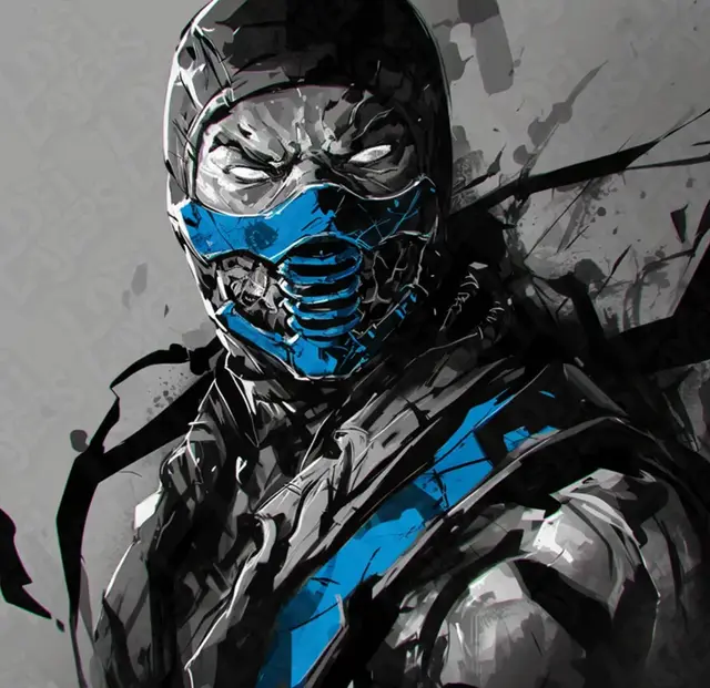 HueForge model: Sub-Zero (Mortal Kombat) Hueforge by LoFi Layers