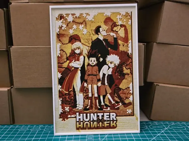 HueForge model: Hunter x Hunter Poster - Hueforge Art by Lumpy3D