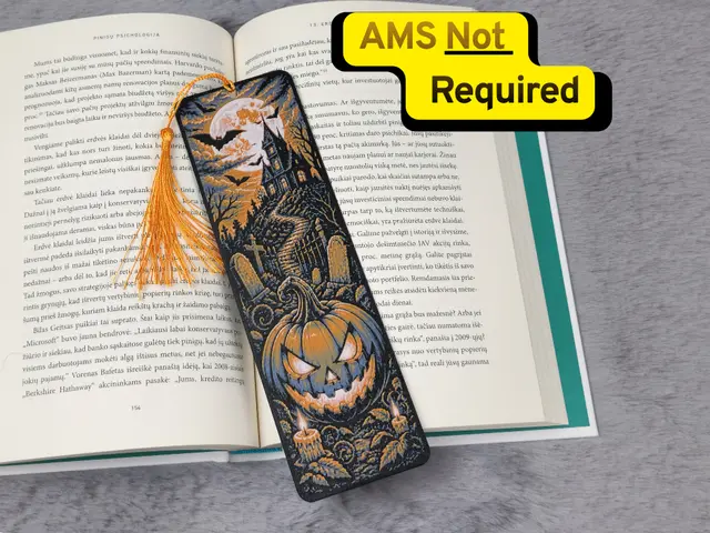 HueForge model: Haunted House Pumpkin Halloween HueForge Bookmark by 2D Wall Art