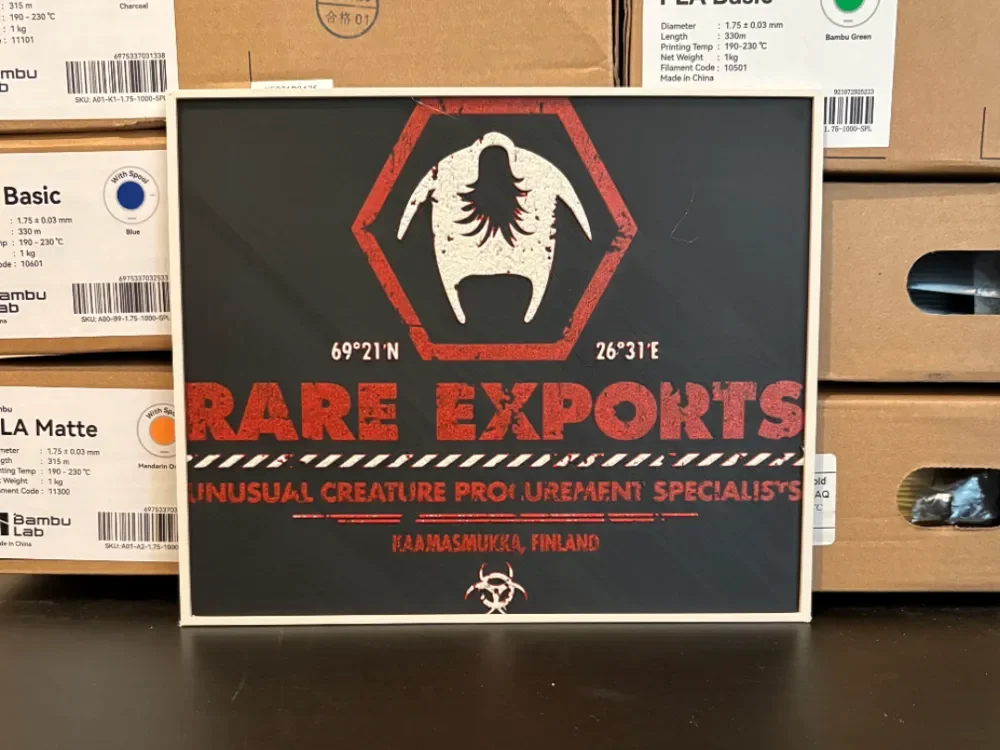 Rare Exports Hueforge by Estiv HueForge model: Rare Exports Hueforge by Estiv