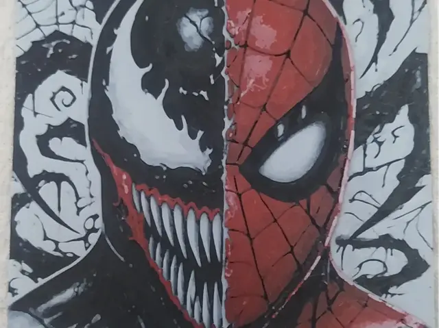 HueForge model: Spiderman-Venom by 3Dprintsbar