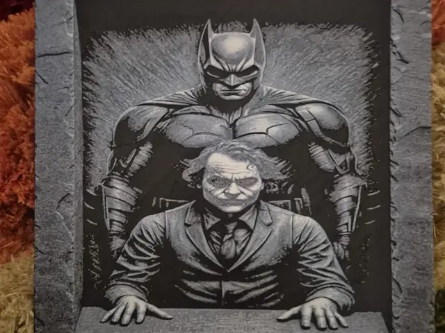 HueForge model: BATMAN & JOKER SLATE by Buntsta