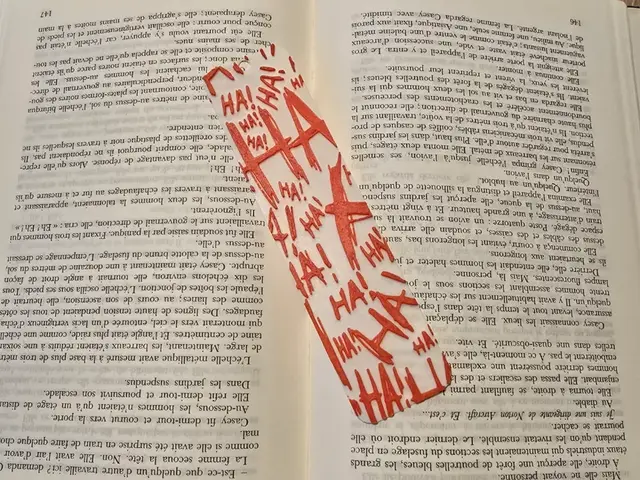 HueForge model: Bookmark The Joker Haha ( switch colors possible ) by Kactus Fpv