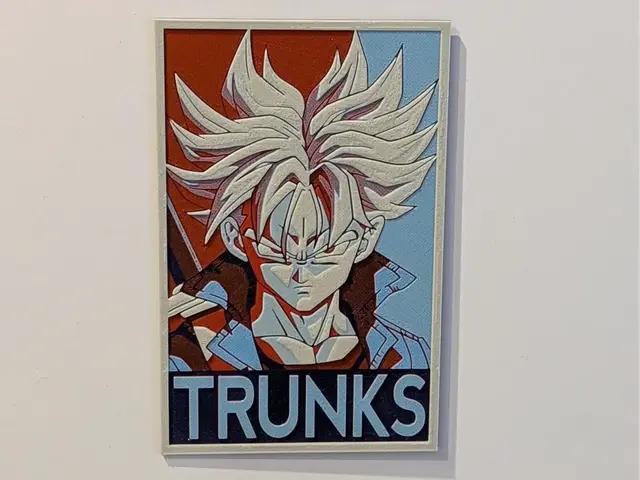 HueForge model: Trunks Pop Art Hueforge by suaimondi