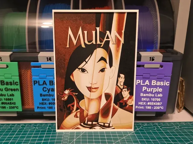 Mulan Movie Poster - Hueforge Art
