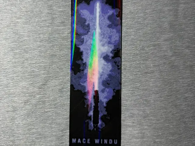 HueForge model: Mace Windu Light Saber Bookmark - Flatforge by Hey Ben