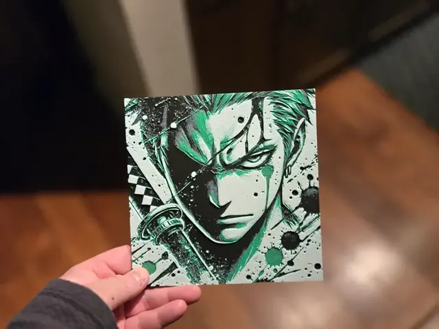 Graffiti Roronoa Zoro Hueforge