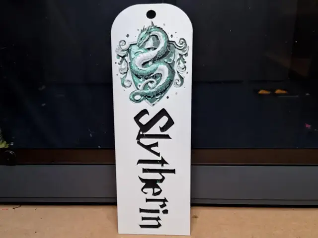 HueForge model: Harry Potter - Slytherin Bookmark by 3dGlow