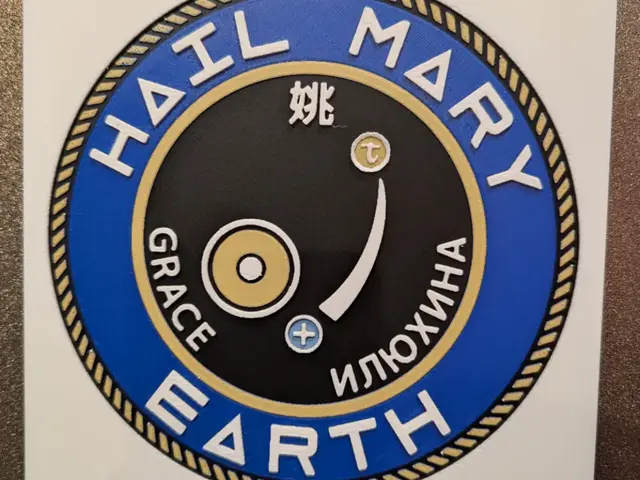 HueForge model: Project Hail Mary Mission Patch Hueforge by IslandLooter