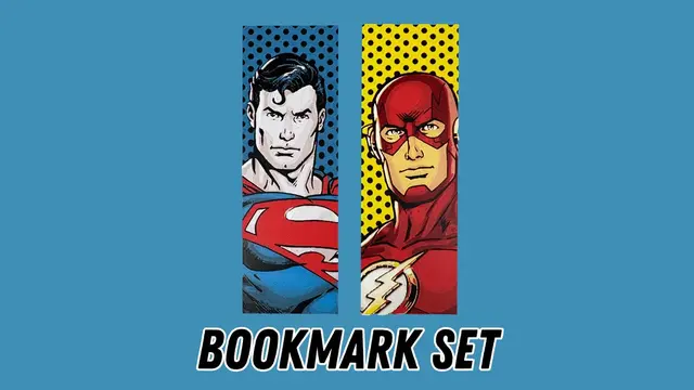 HueForge model: Superman and Flash - DC Comics Bookmark Set by Canadian Gamer