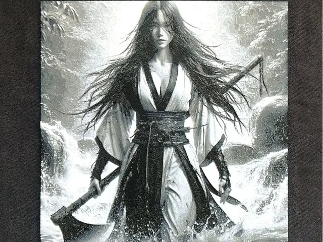 HueForge model: Samurai girl IX. HueForge by fD.667