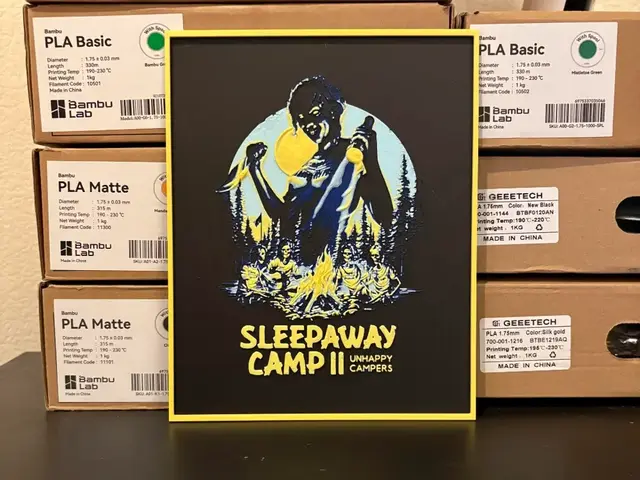 HueForge model: Sleepaway Camp 2 Hueforge by Estiv