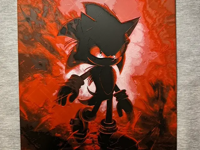 HueForge model: Sonic the Hedgehog Hueforge by Hey Ben