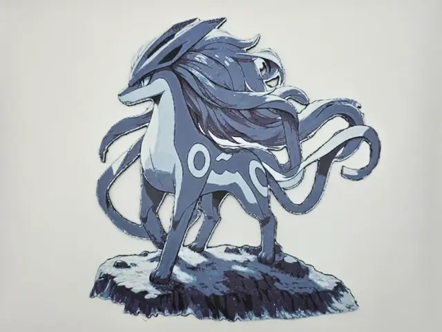 HueForge model: Suicune Pokemon by Kactus Fpv