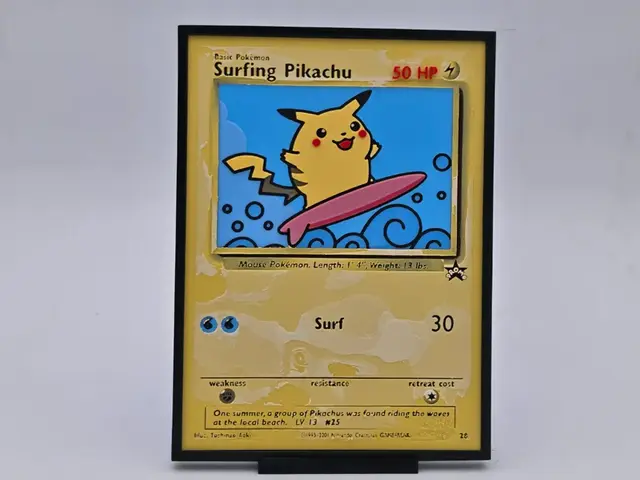 HueForge model: Surfing Pikachu #111 Pokemon Evolutions Hueforge by Loki