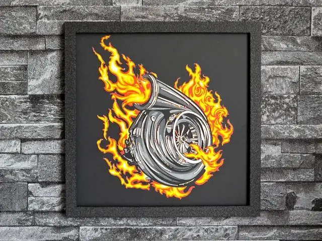 HueForge model: Huforge Turbo Fire by StefBull85