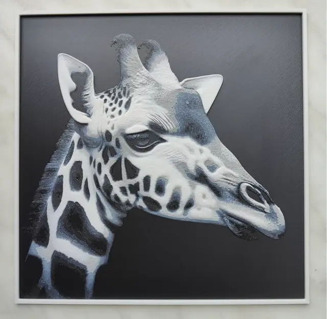 HueForge model: Giraffe - Hueforge by BeaN