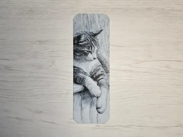 HueForge model: Cat Bookmark by Atrus Design