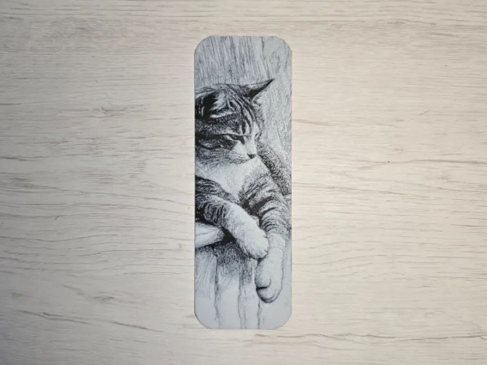 Cat Bookmark by Atrus Design HueForge model: Cat Bookmark by Atrus Design